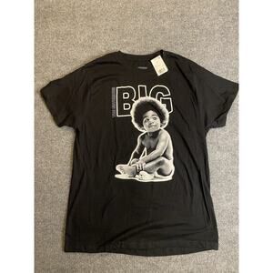 Brooklyn Mint Men's XL Black The Notorious B.I.G. Graphic Cotton T-Shirt